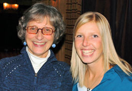 Dr. Sullivan with Liz White