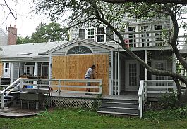 CWC staff prepping for storm
